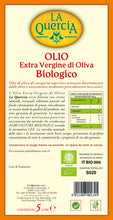 Carica l&#39;immagine nel visualizzatore di Gallery, Lattina di Olio extravergine di Oliva Biologico - Formato 5 litri
