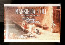 Carica l&#39;immagine nel visualizzatore di Gallery, sapone di marsiglia ai quattro oli
