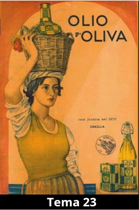 Stampe vintage romantiche - Lattina di Olio Bio - Idea regalo