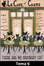 Carica l&#39;immagine nel visualizzatore di Gallery, stampa vintage gatti - lattina di olio biologico
